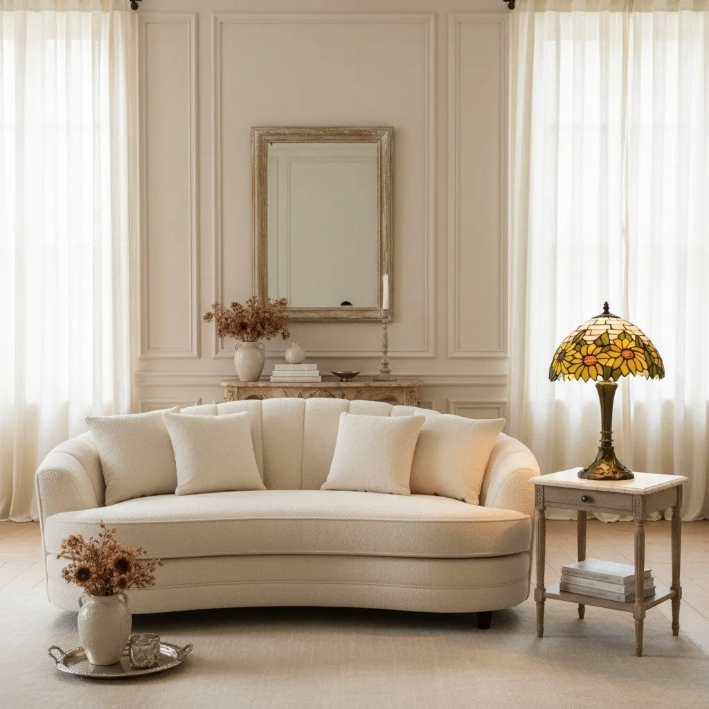 Handcrafted TF Sorenia Shade Lamp - Classic Tiffany Style Lighting for Home & Hospitality KL1841