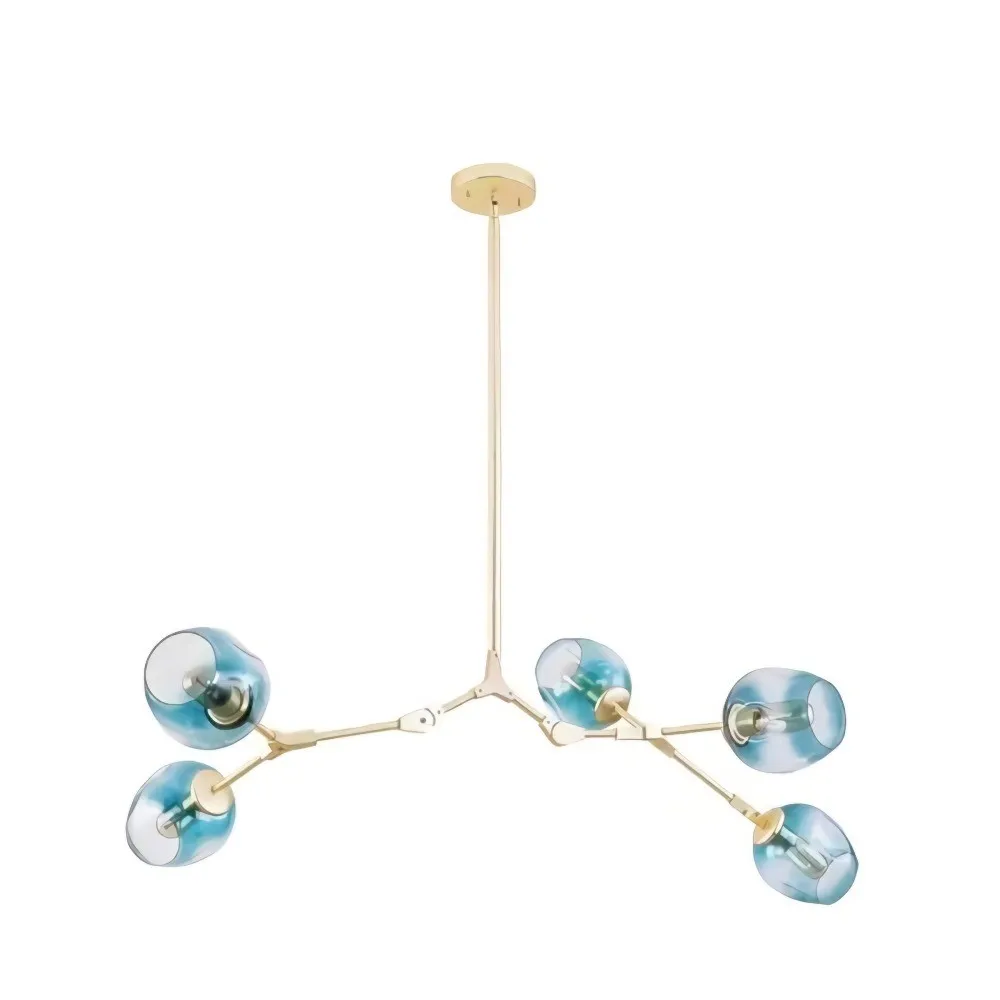 Branching bubble chandelier