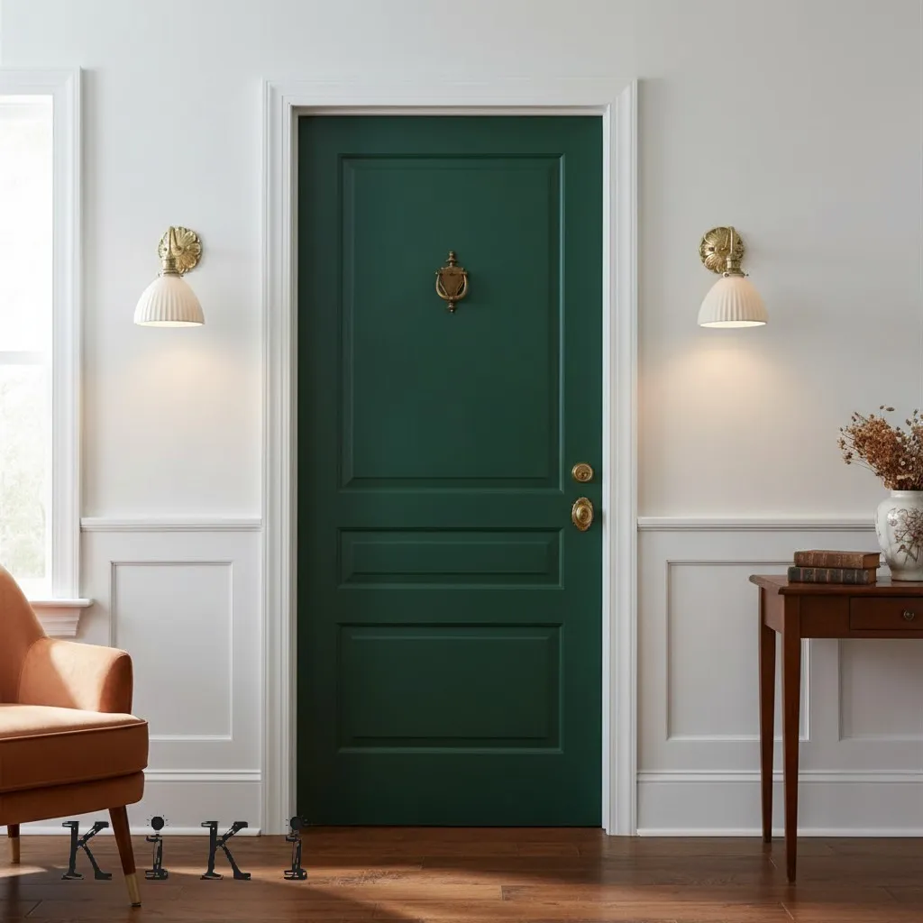 Elegant Ceramic Brass Wall Lamp – Vintage Ceramic Sconce with Brass Accents  KL1538