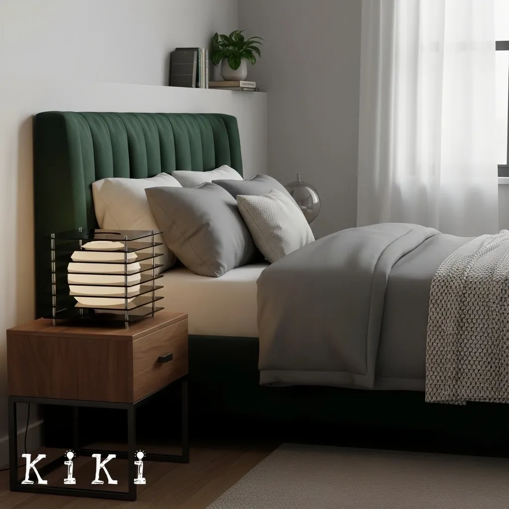 Afterglow Cube Table Lamp - Geometric Sphere Lighting for Bedroom Lighting KL2062