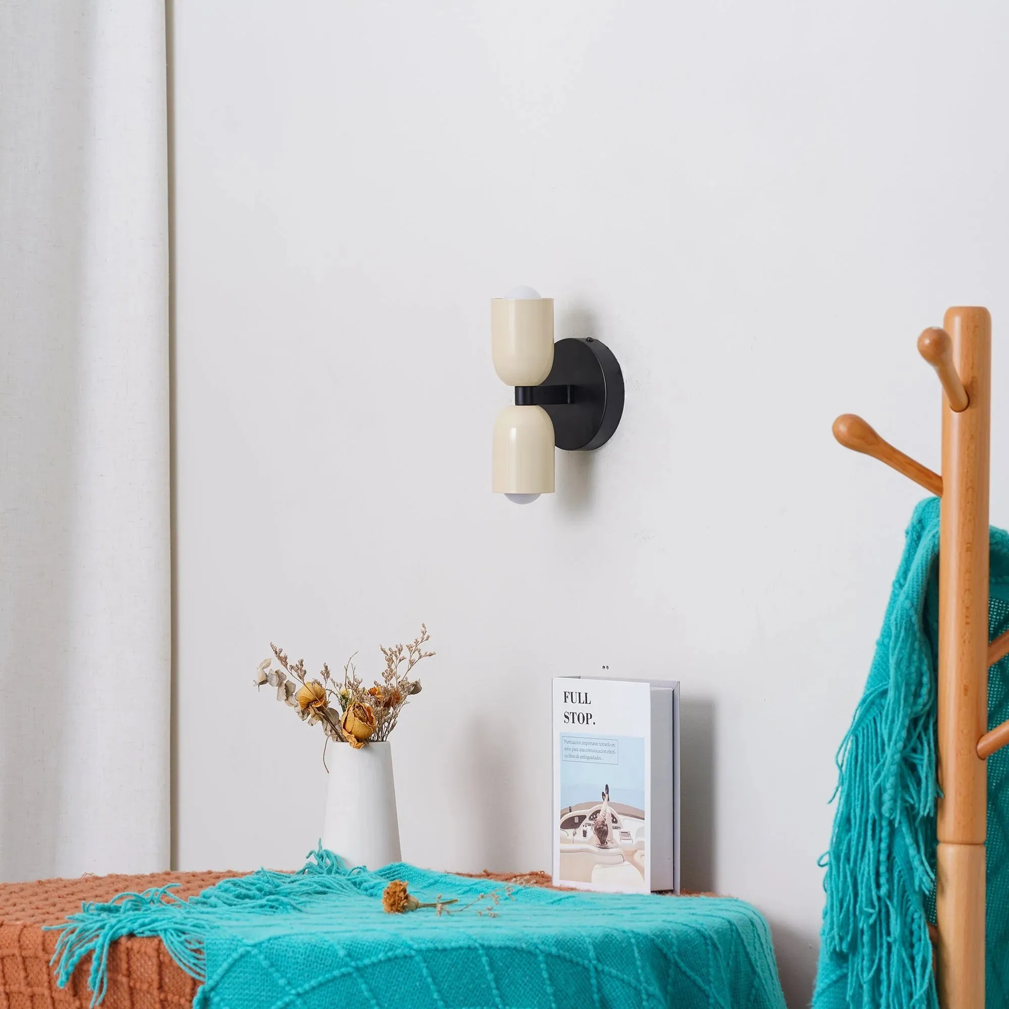 Metal Up Down Wall Sconce - Contemporary Colorful Wall Light for Hallway and Office