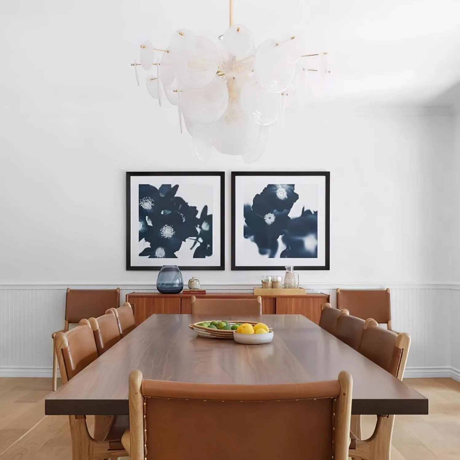 Brass Discs Cascading Chandelier KL260