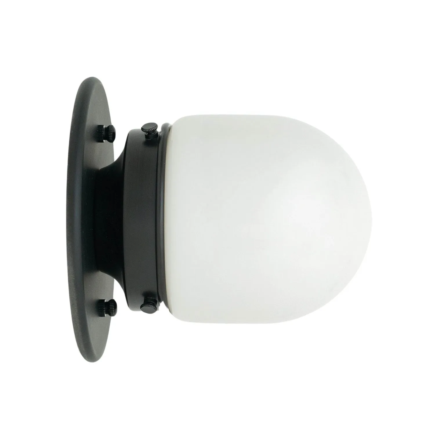 Opalume Glass Globe Flush Mount Light - Vintage Style Lamp for Hallway or Entryway KL1429