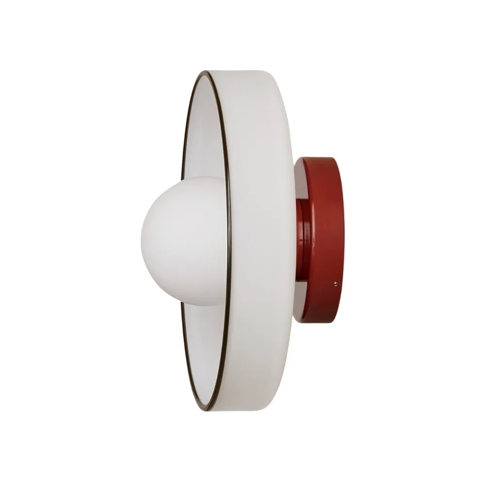 Kalo Round Glass Metal Base Wall Light Ceiling Light- Disc Orb Wall Sconce for Modern Interior KL922