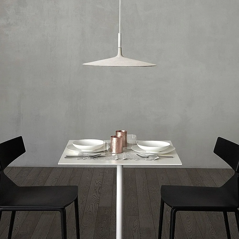 Aplomb Large Pendant Lamp - Minimalist Resin LED Pendant Light for Kitchen