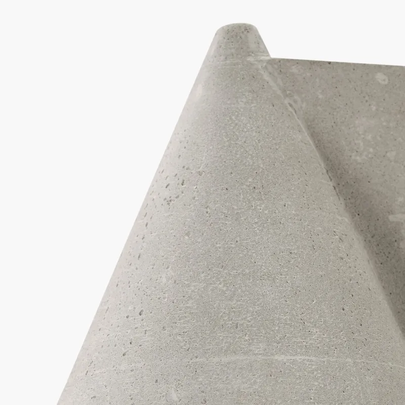 Concrellia Tapered Concrete Wall Lamp - Modern Artistic Sconce for Bedroom KL2271