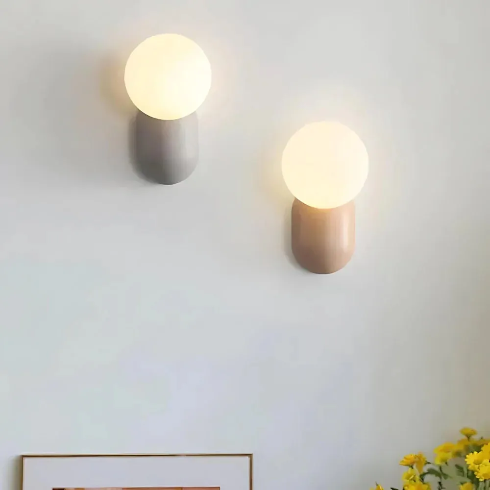 Luma Nordic Glass Orb Wall Light D784
