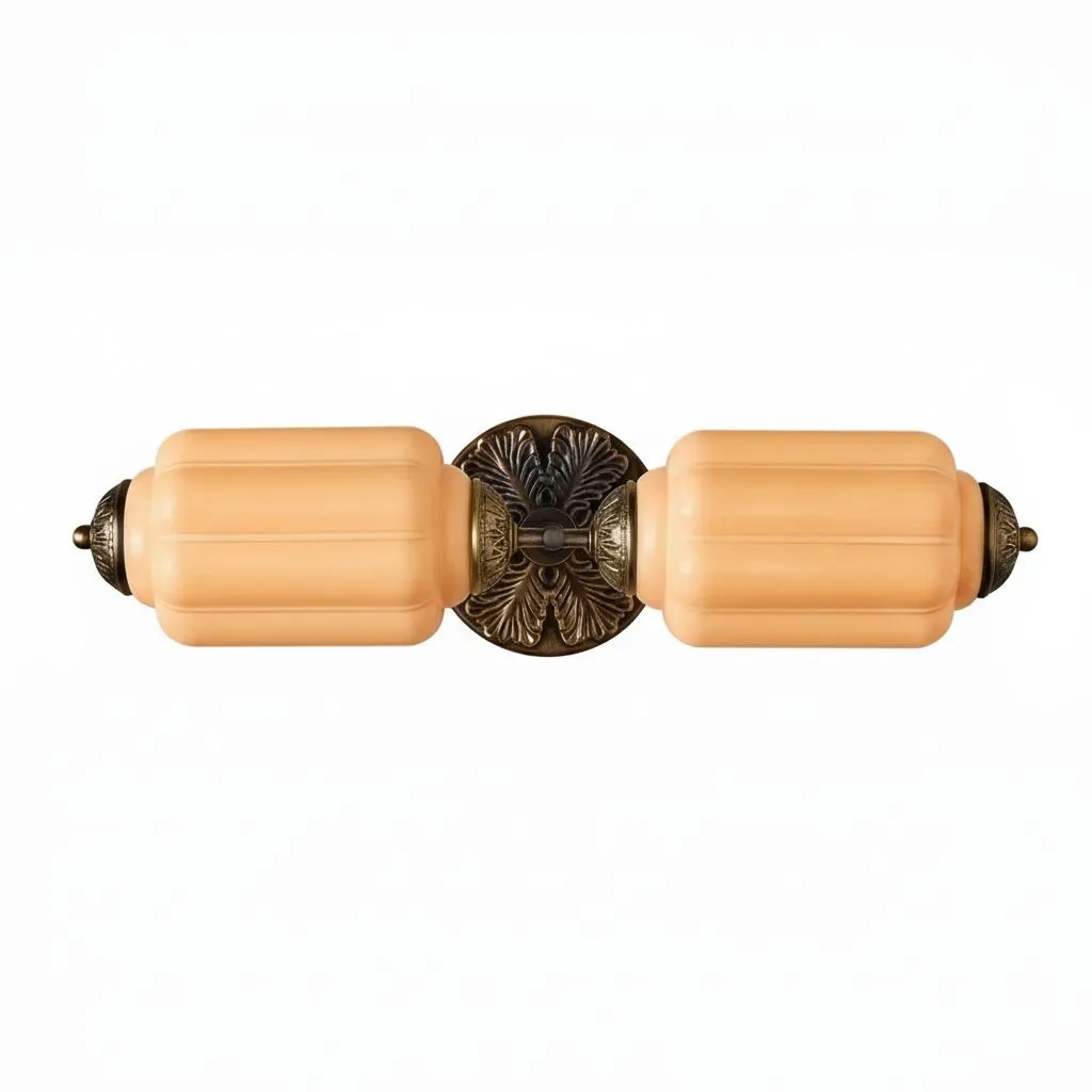 Eloise Pumkin Glass Vanity Sconce KL856