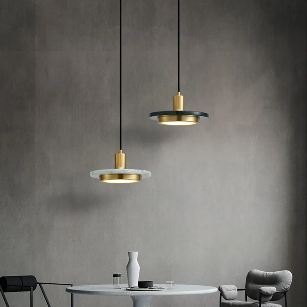 Modern Creative Marble Art Pendant Lamp KL387