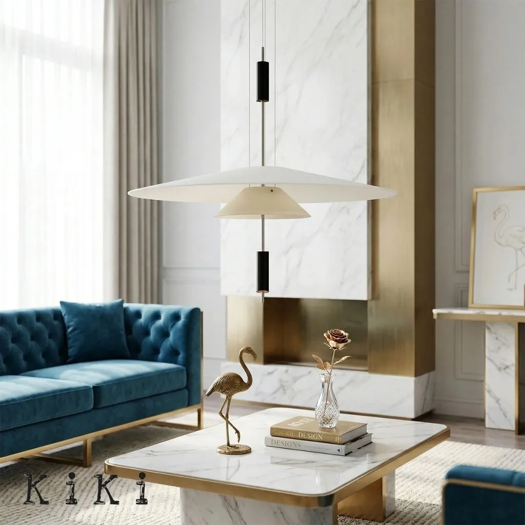 Flamingo Layered Pendant Light - Elegant Modern Lighting for Lounge and Hall