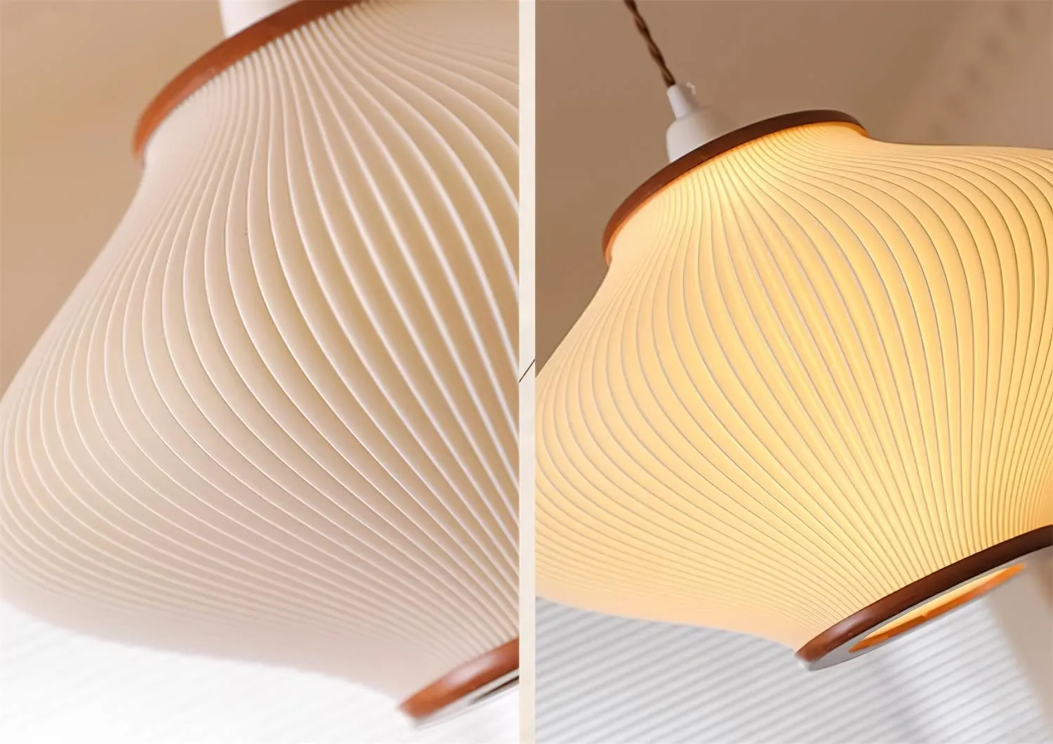 French Style Pine Bell Pendant Lamp KL479