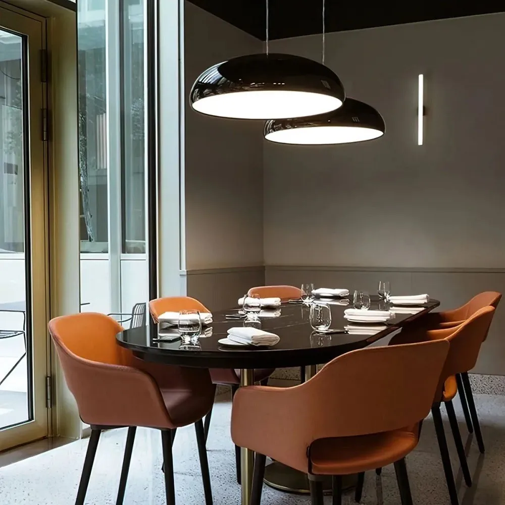 Pangen Dome Pendant Light - Modern Colorful Pendant Lamp for Living Room and Dining Space