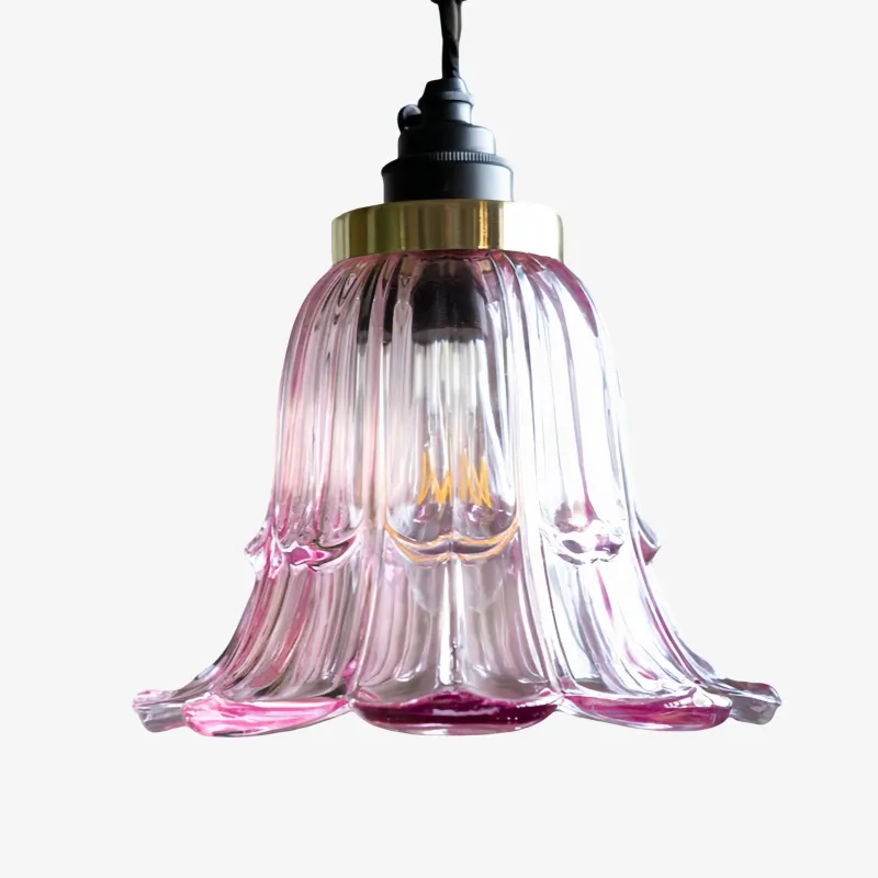 Solmira Classic Glass Pendant Light - Decorative Easy Fit Pendant Lamp for Lounge and Entryway KL2304