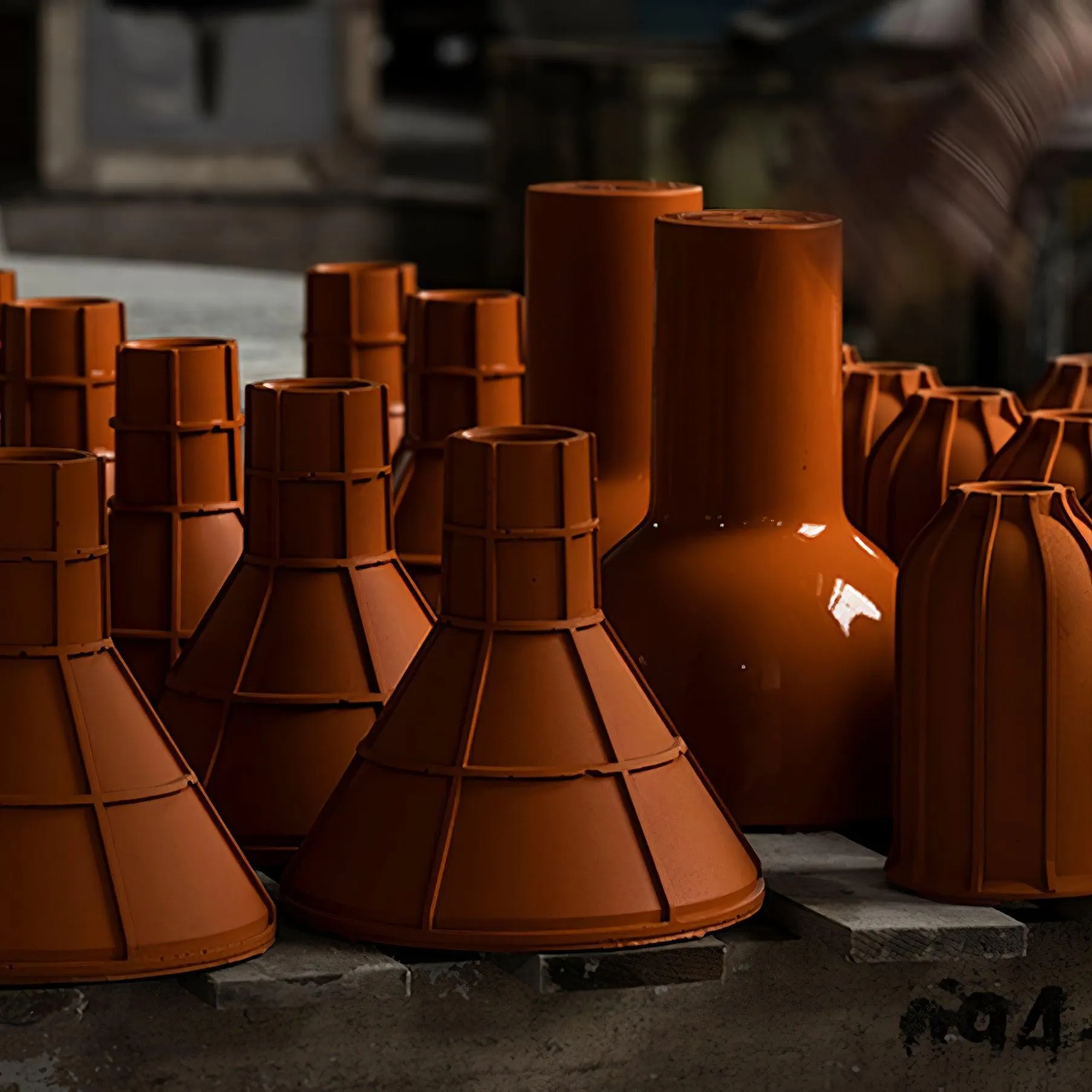 Industrial Style Cement Terracotta Craft Pendant Light KL654