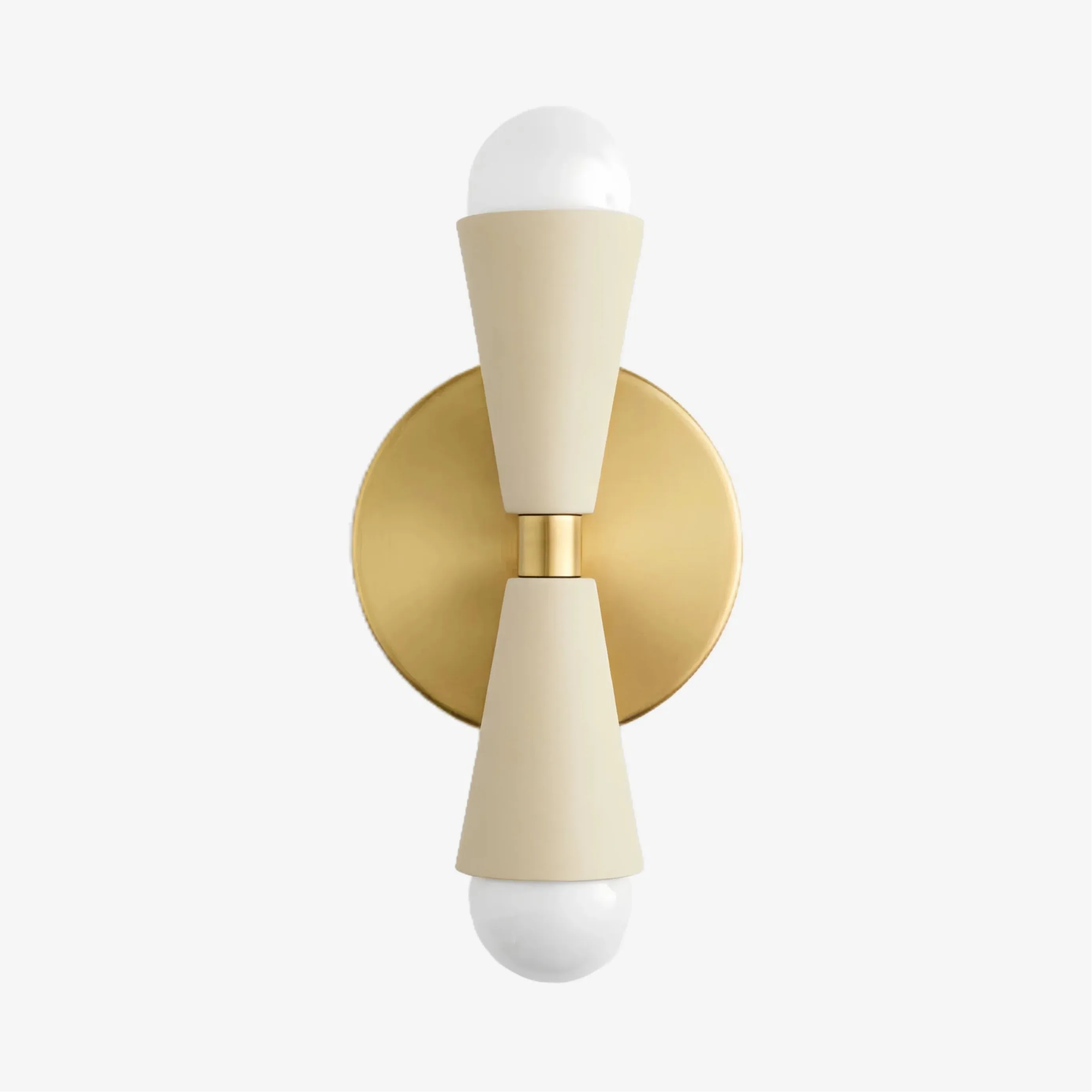 Pyralis Dual Lights Streamlined Metal Wall Lamp - Contemporary Light for Bedroom or Hallway KL1457