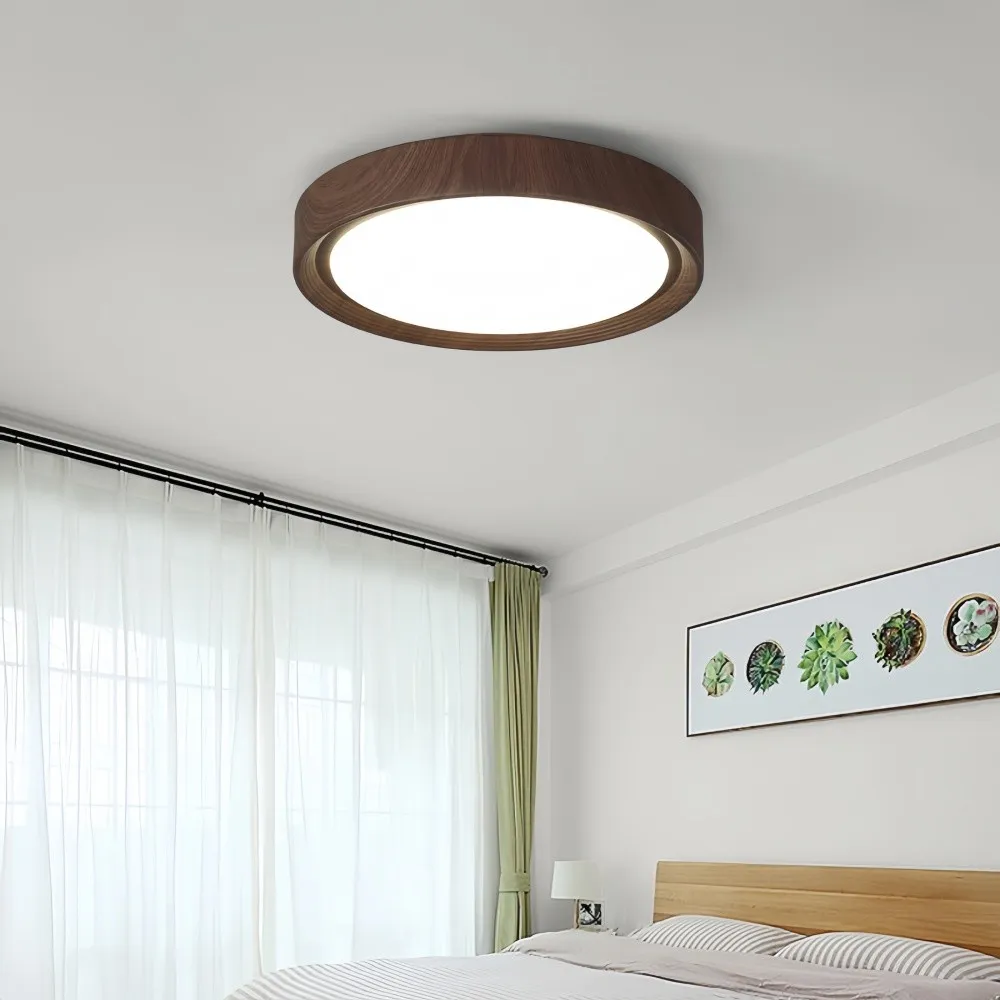 Vintage Scandinavian Round Energy LED Ceiling Lamp KL169