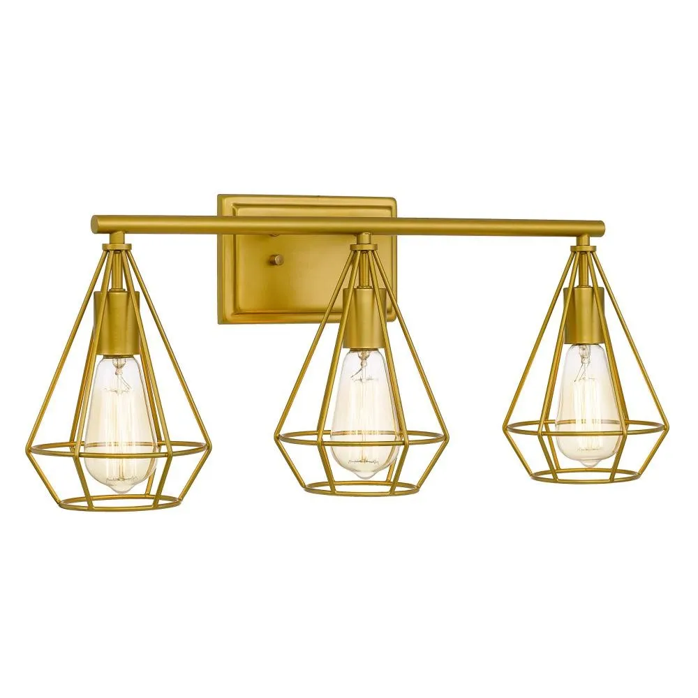 Vintage Industrial Design Gold Wall Light KL86