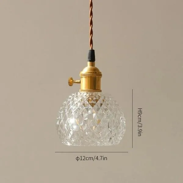 Clear glass pendant lights series