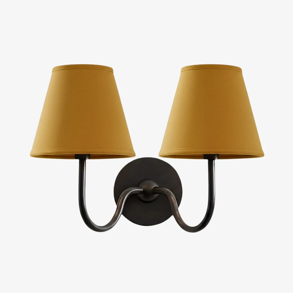Luvora Vintage Pleated Shade Wall Lamp - Refined Linen Sconce For Bathroom or Corridor KL1272