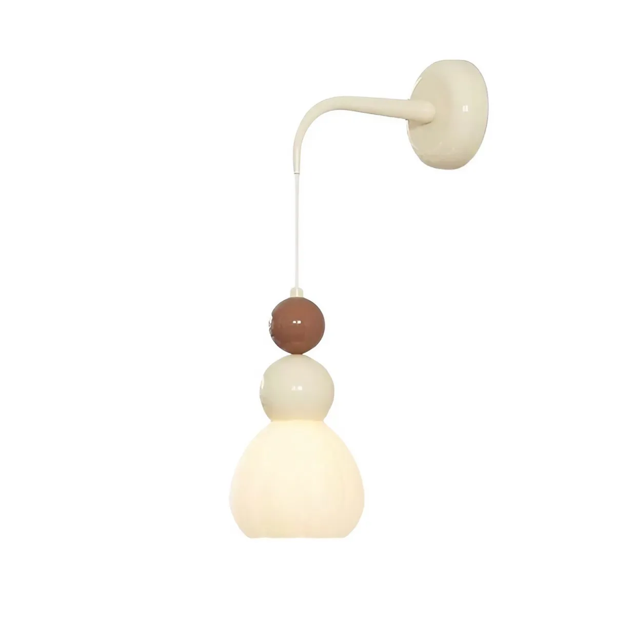 French Style Ice Cream Globe Wall Light KL134