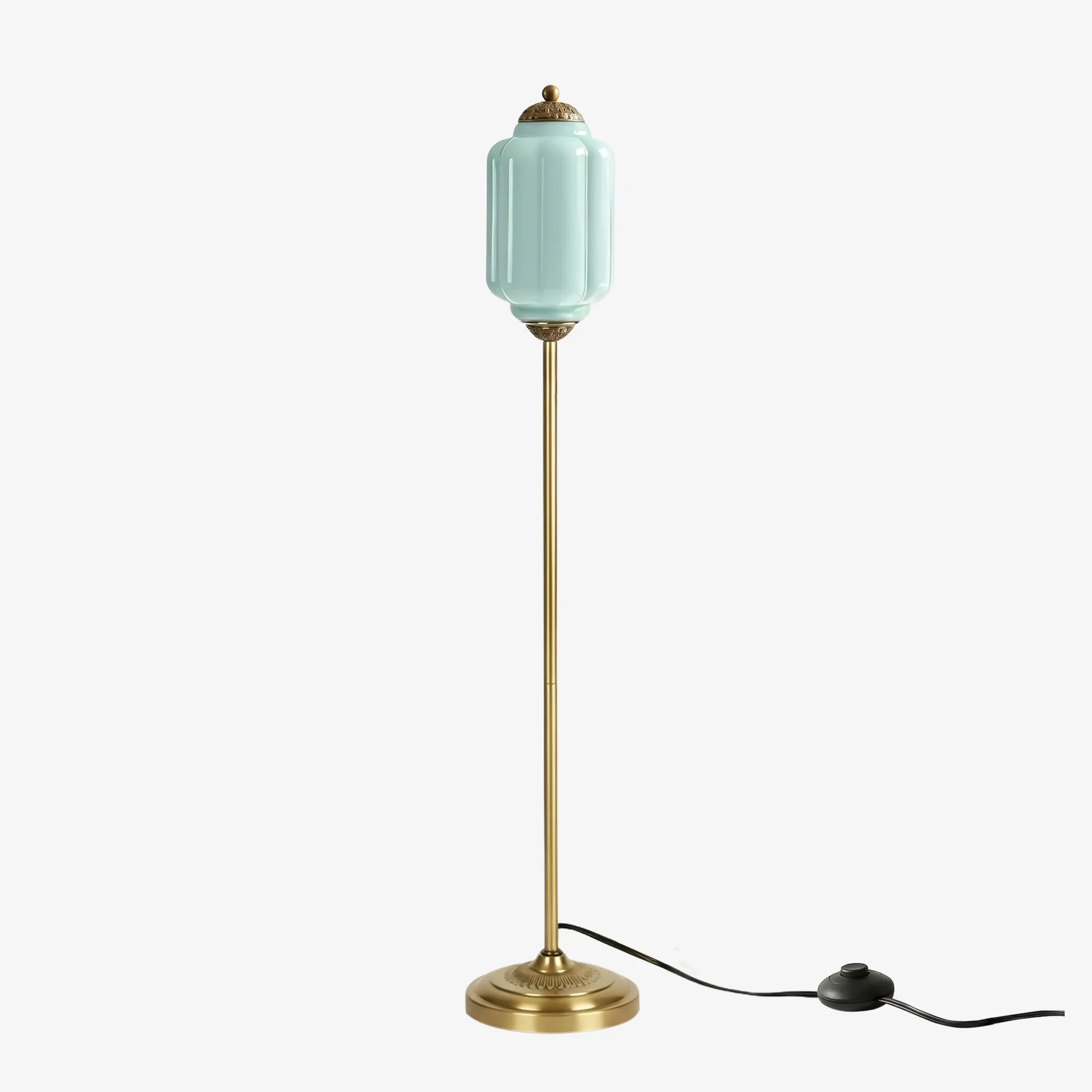 Eloise Artistic Textured Glass Floor Lamp - Elegant Lighting for Bedroom or Interior Space KL2330
