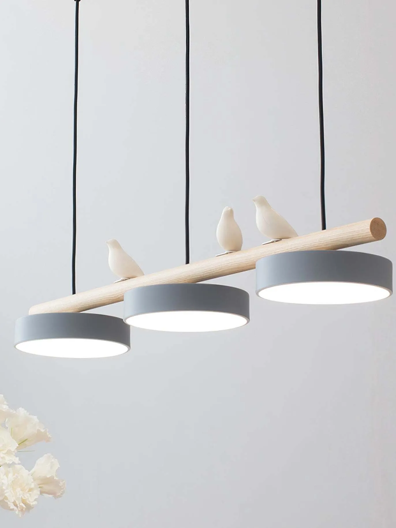 Creative Branch Bird Shaped Pendant Lamp KL864