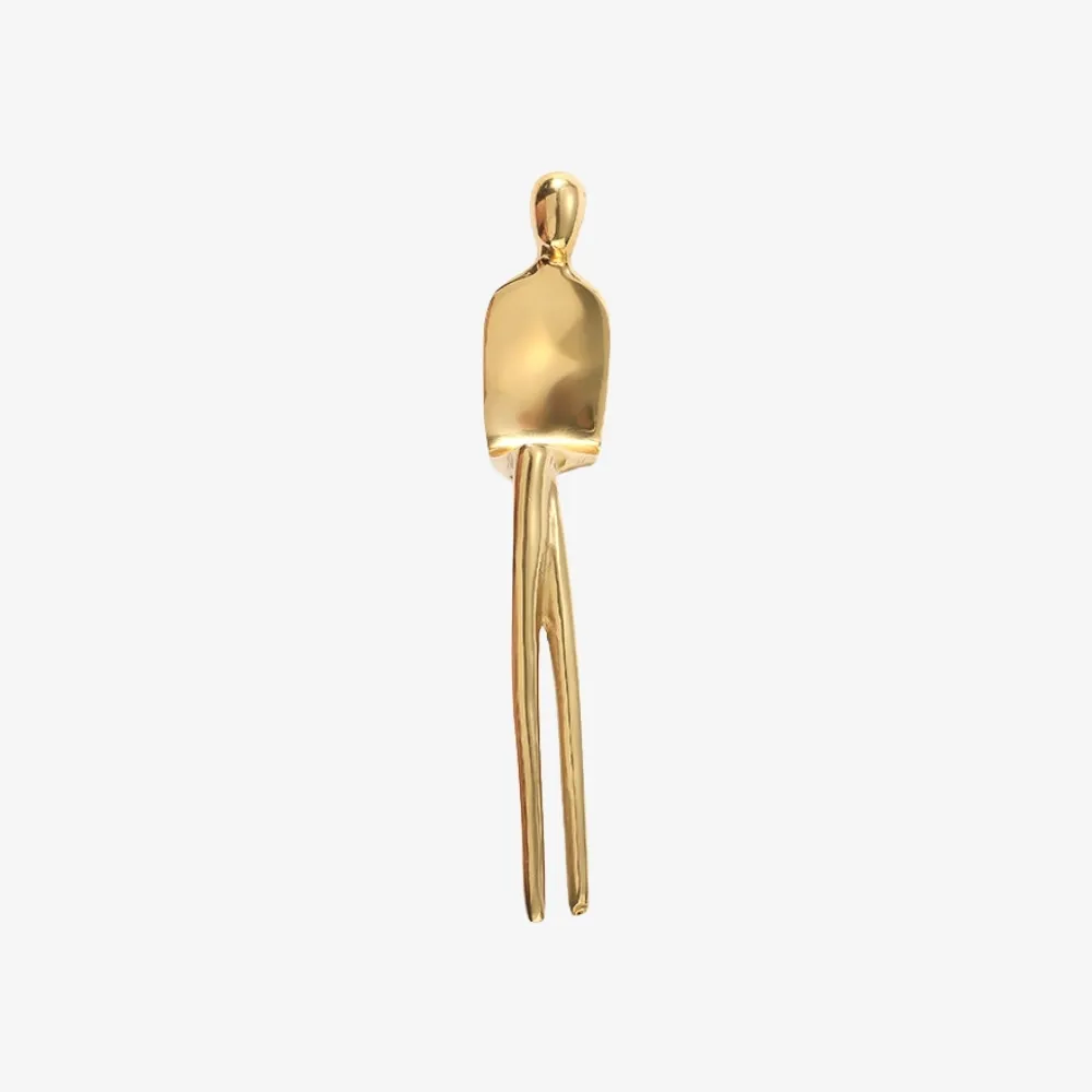 Verlitho Artistic Sculptural Lines Drawer Handle - Nordic Contemporary Design Interior Decor KL2350