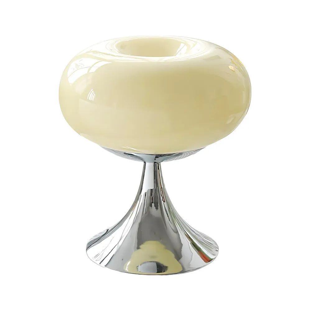 Lollora Apple Metal Glass Table Lamp - Soft Mood Lighting for Nightstand and Study KL128