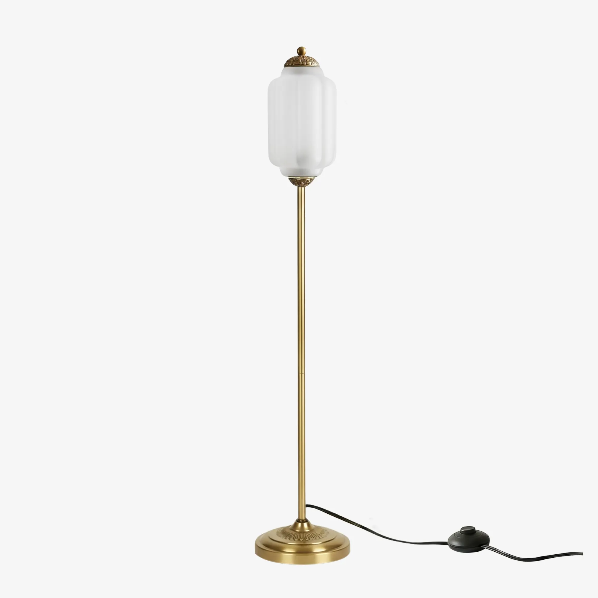Eloise Artistic Textured Glass Floor Lamp - Elegant Lighting for Bedroom or Interior Space KL2330