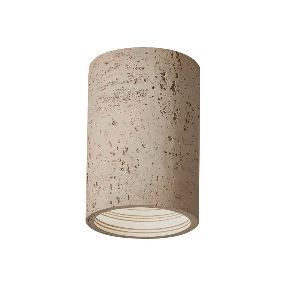 Modern Wabi-Sabi Cylindrical Ceiling Lamp KL284