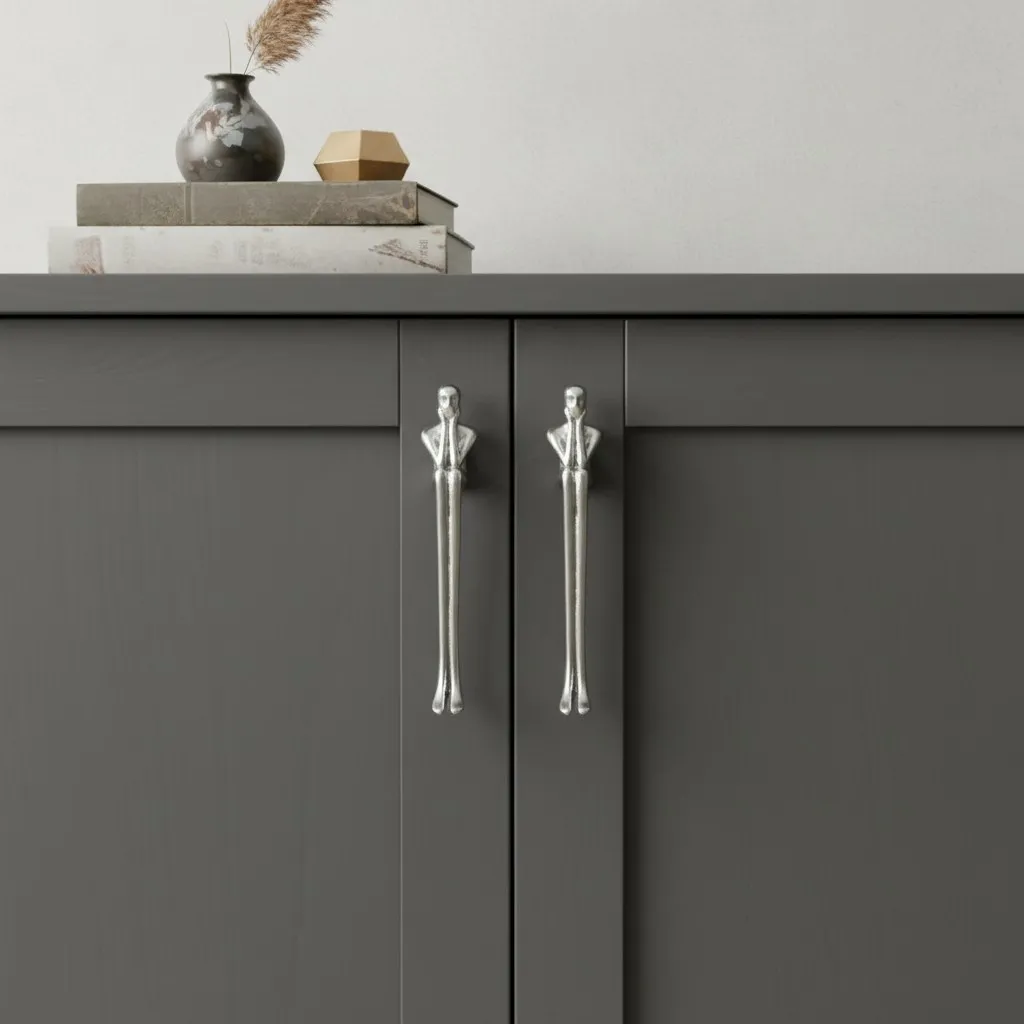 Verlitho Artistic Sculptural Lines Drawer Handle - Nordic Contemporary Design Interior Decor KL2350