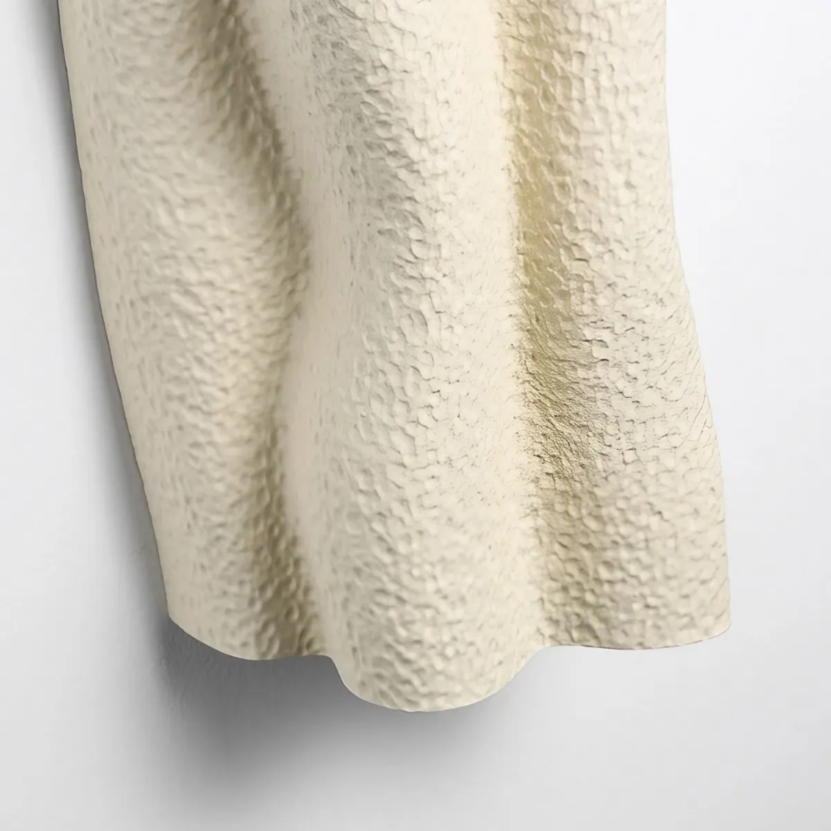 French Folded Resin Ribbed Wall Sconce For Hallway KL161