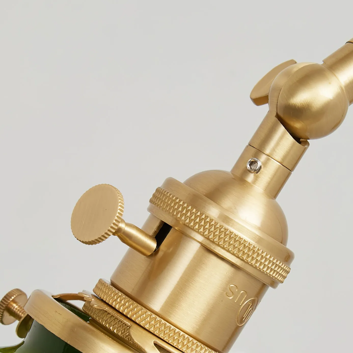 Personalized Green Bell-Shaped Wall Lamp KL409