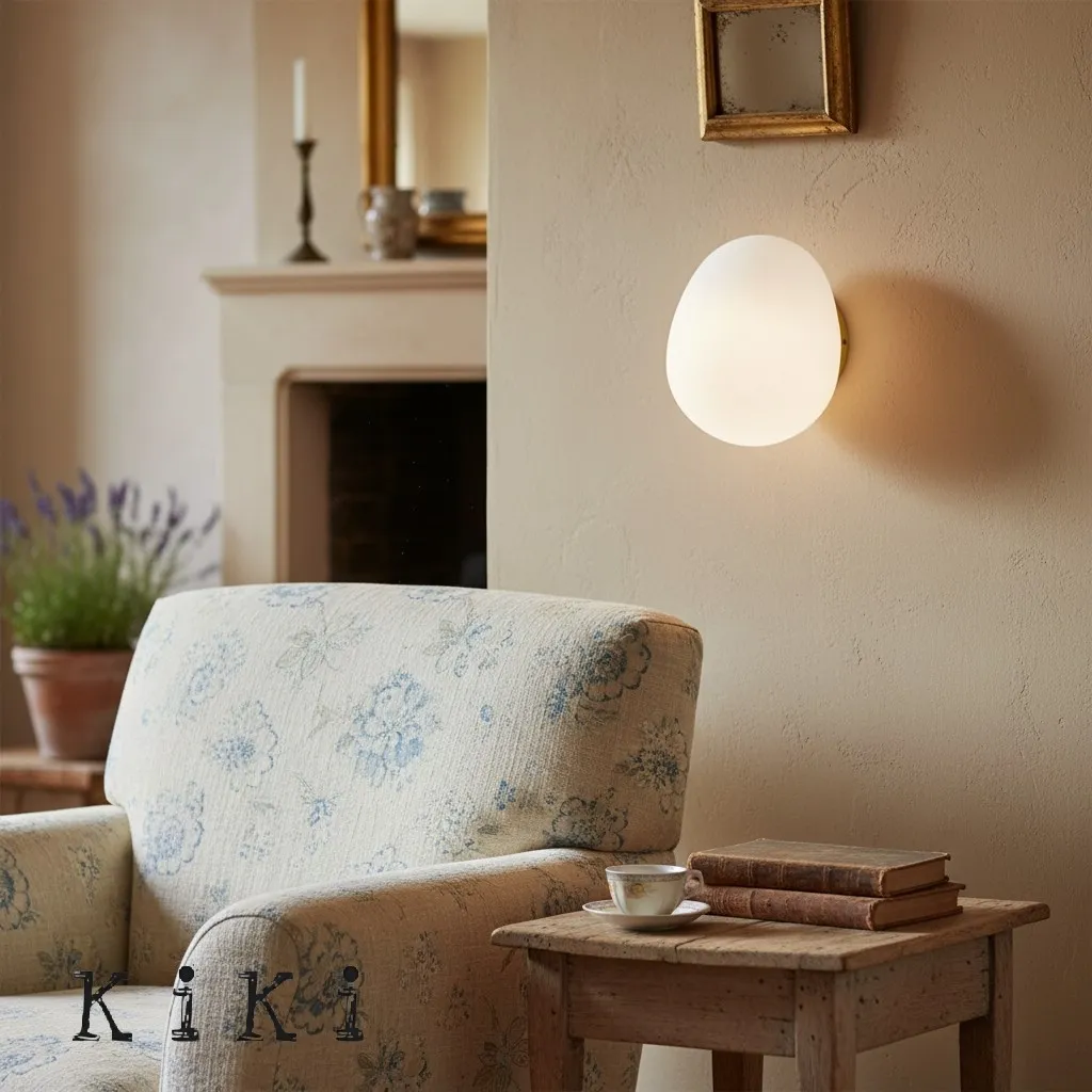 Gregg Wall Light Ceiling Light - Elegant White Shade for Home or Office Spaces