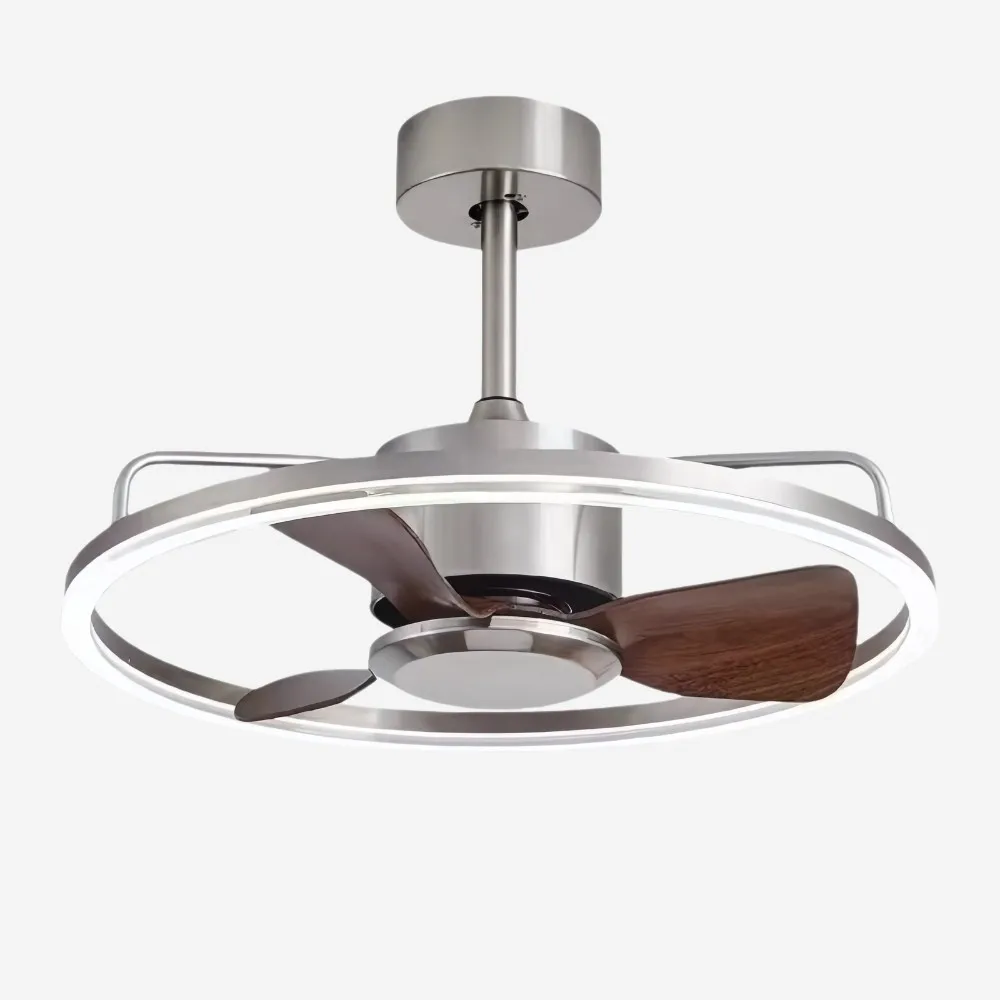 Vintage Bauhaus LED Silent Fan Ceiling Light KL943