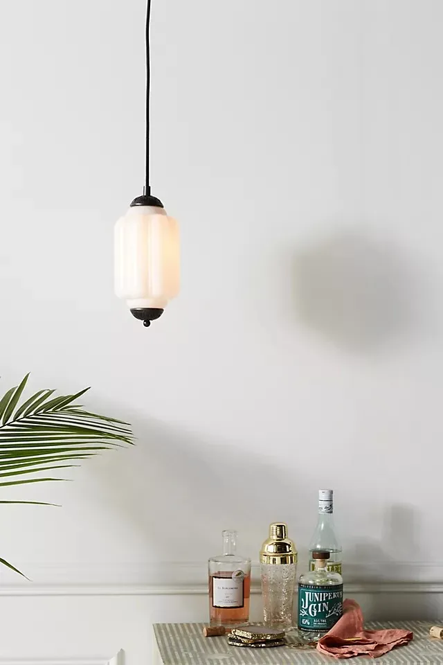 Eloise Simple Glass Irregular Lantern Pendant Lamp KL828