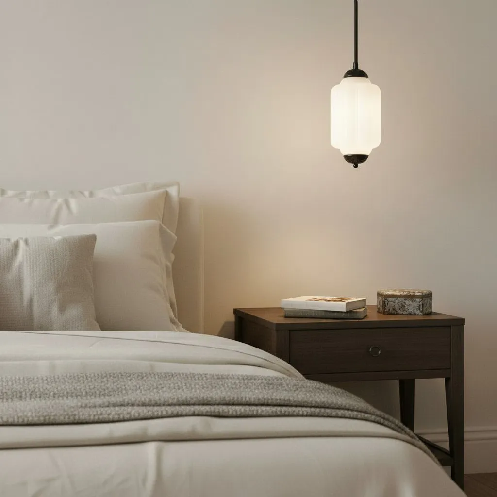 Eloise Simple Glass Irregular Lantern Pendant Lamp KL828