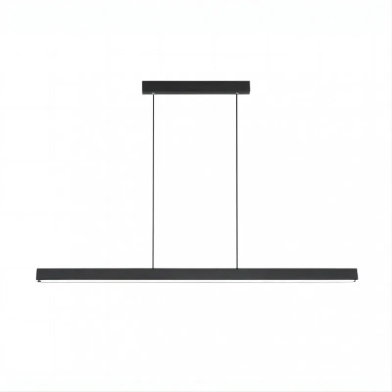 Industrial Metal LED Horizontal Linear Chandelier KL107