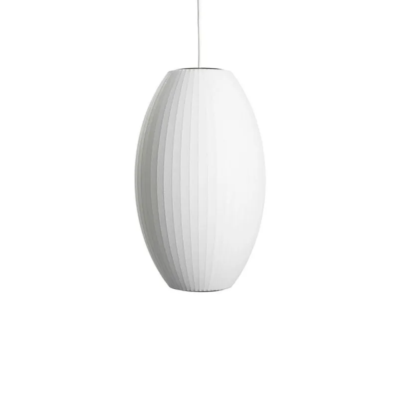 Nelson Bubble White Pendant Light - Modern Minimalist Pendant Light for Living Room