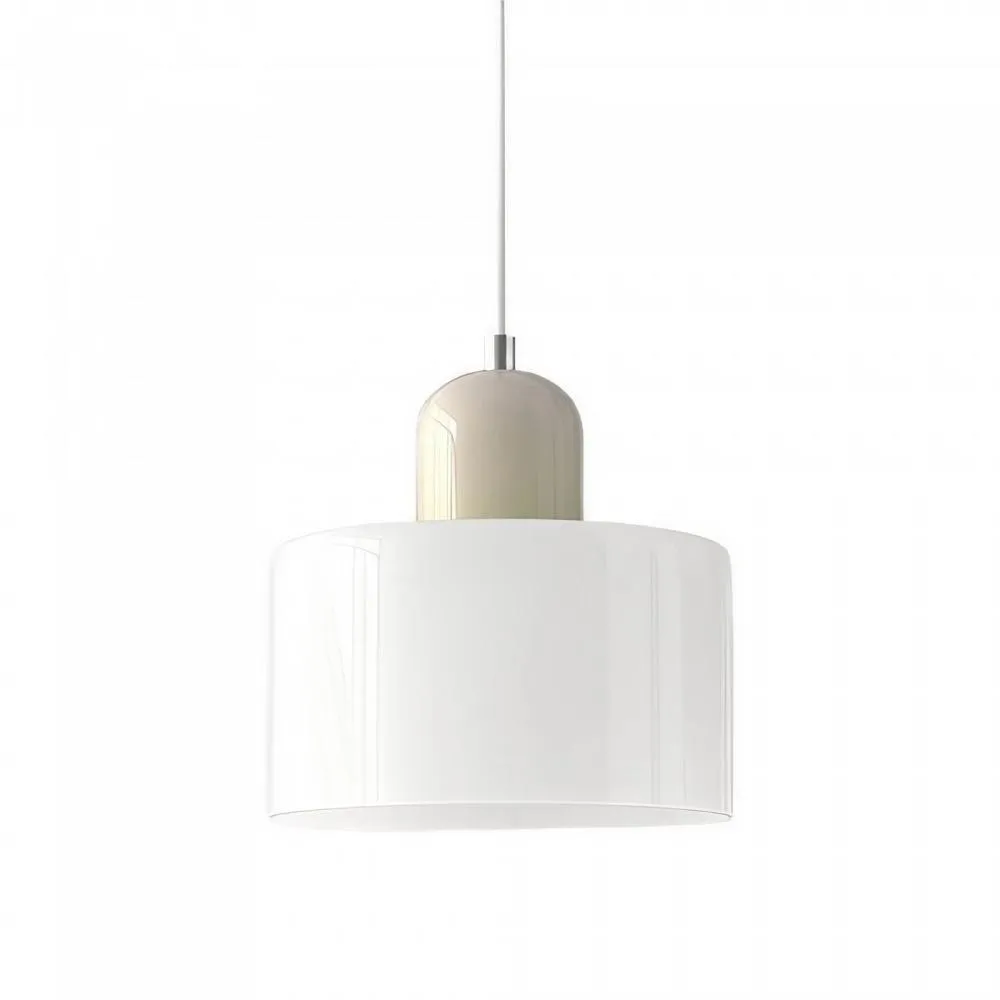 Morandi Cylinder Stained Glass Pendant Light KL17