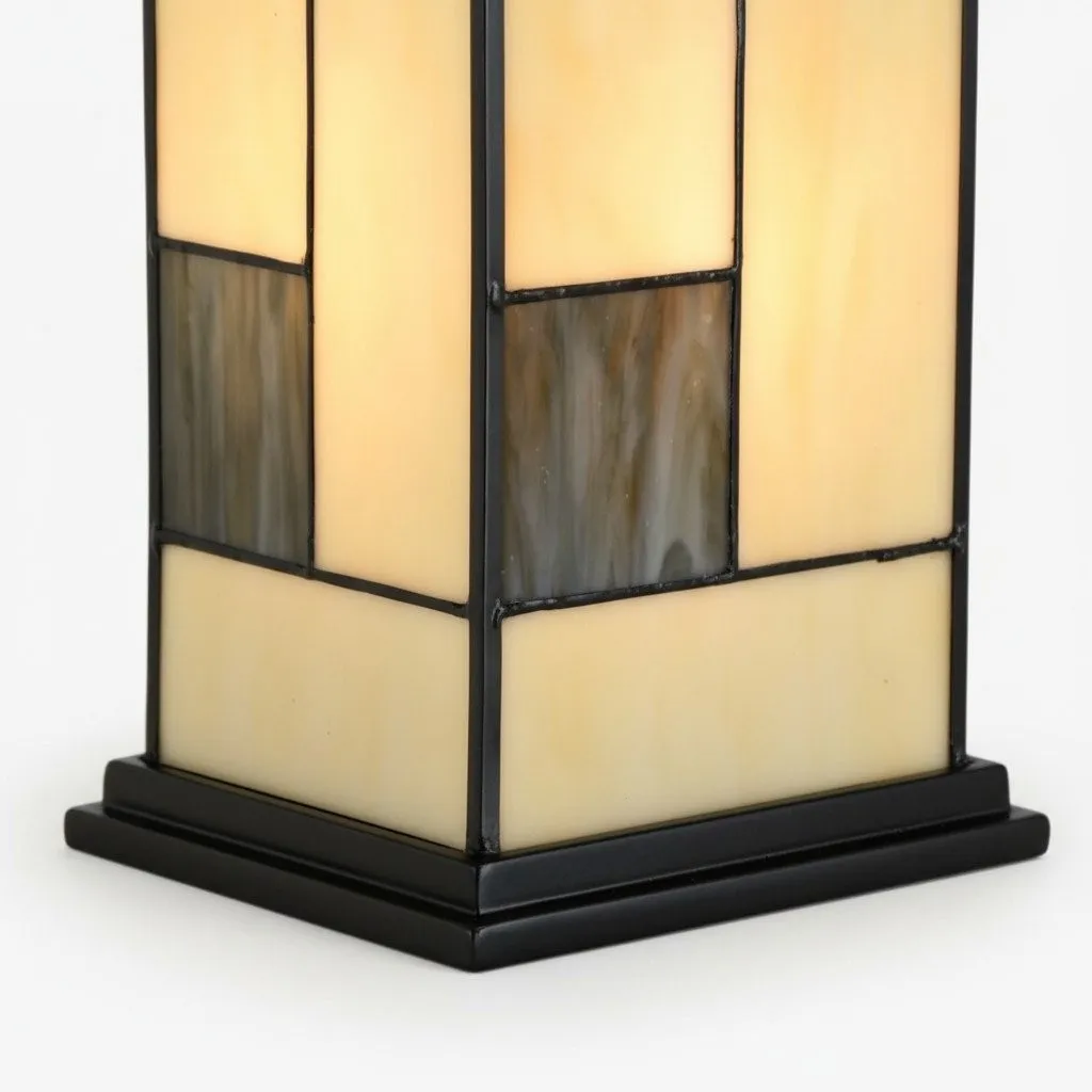 TF Manchester Square Table Lamp - Classic Glass for Living Room and Bedroom KL1975
