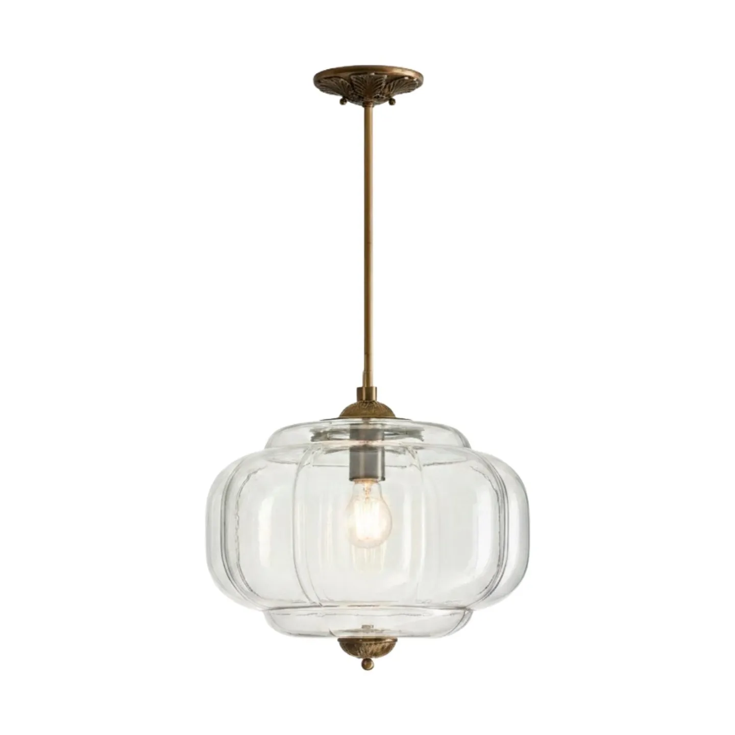 Retro Glass Eloise Pendant Light For Kitchen Island KL801