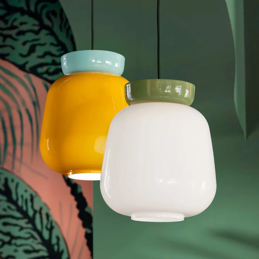 Fiesta Colorful Bowl Ceramic Pendant Light - Nordic Style for Dining and Kitchen KL1383