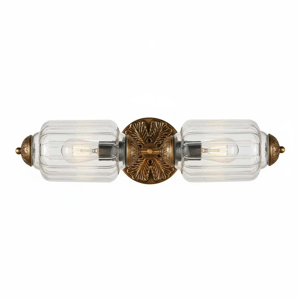 Eloise Pumkin Glass Vanity Sconce KL856