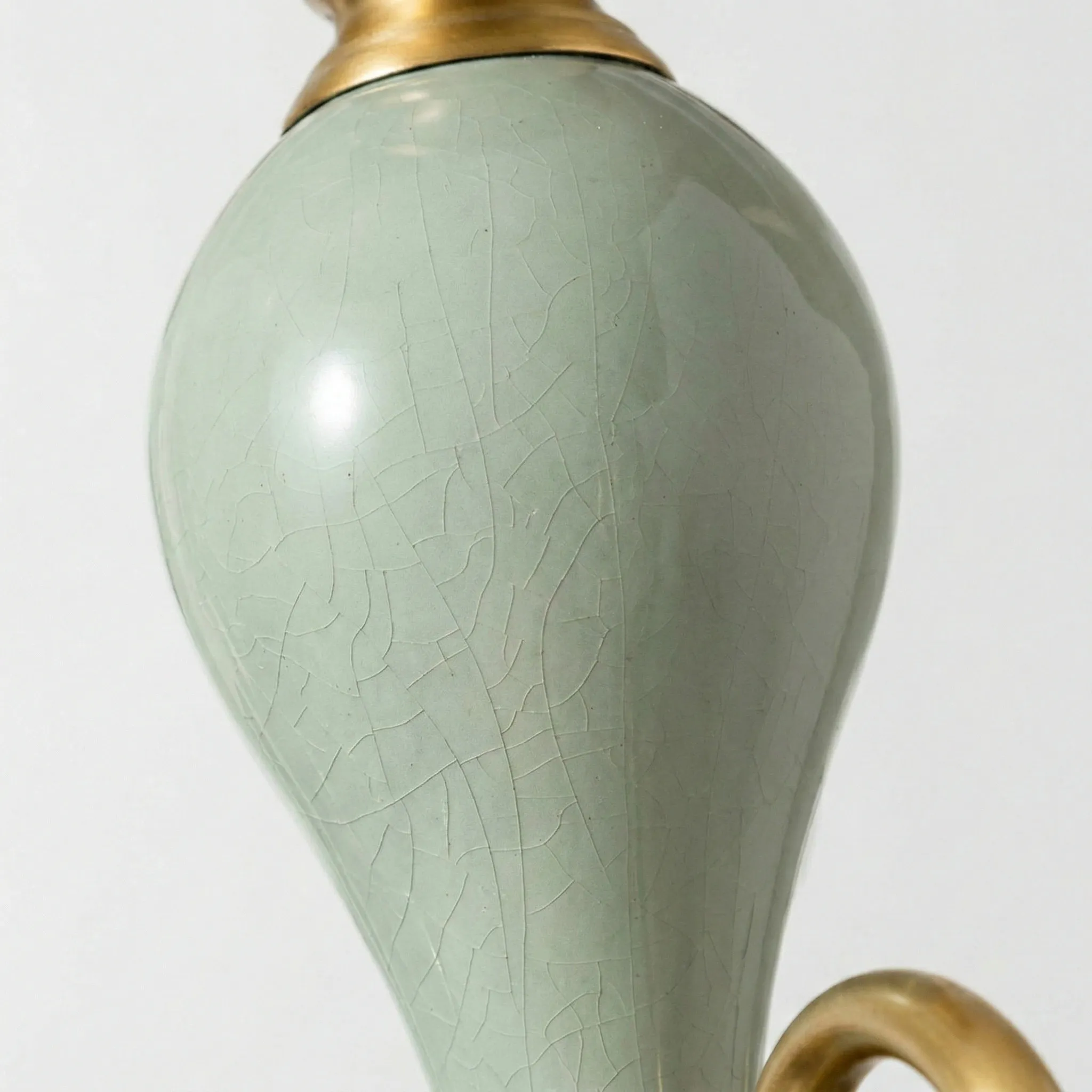 Altoris Branch Chandelier with Fabric Shades - Brass Ceramic Chandelier for Living Room KL2290