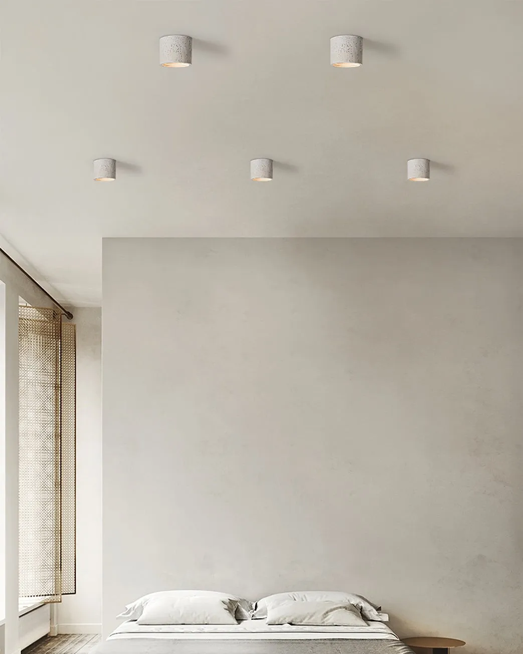 Modern Wabi-Sabi Cylindrical Ceiling Lamp KL284