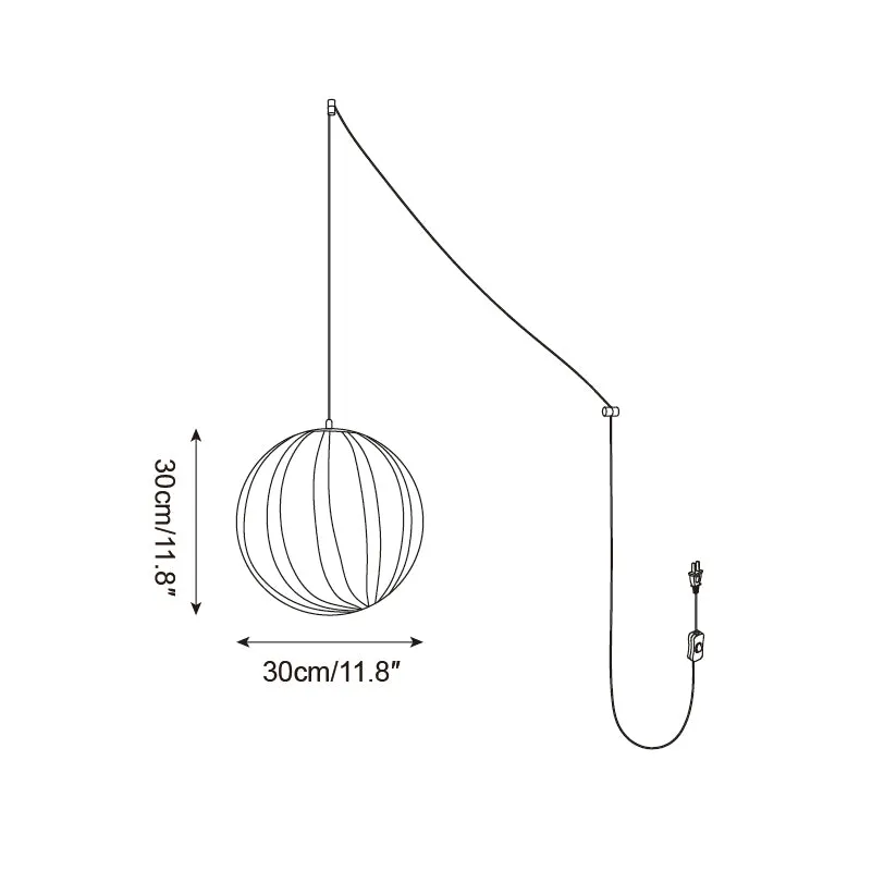 Solstice Plug In Pendant Lamp D126