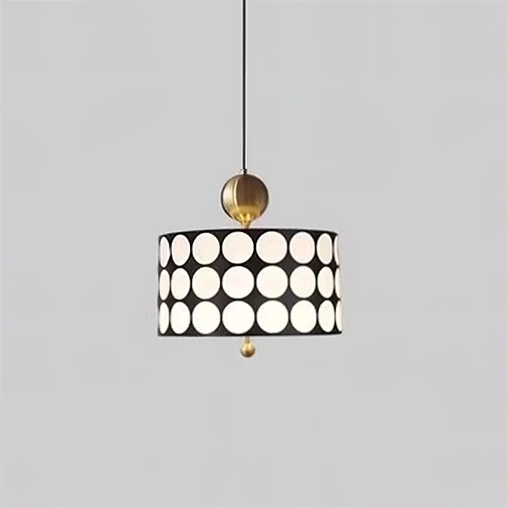 Graphic Checkered Pendant Light - Retro Chic Style for Dining Room and Kitchen Island KL341