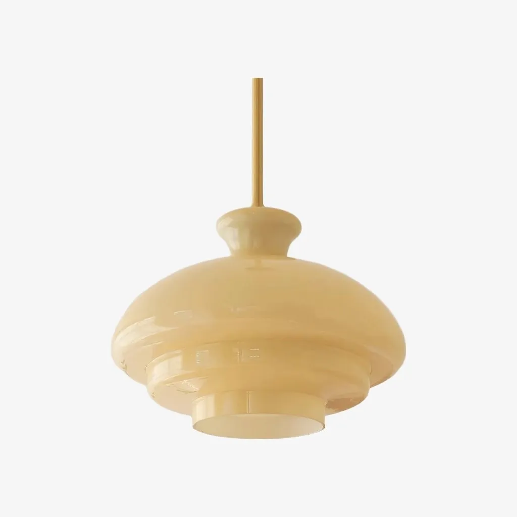 Halovita Elegant Metal Design Glass Pendant Lamp for Living Areas KL2136