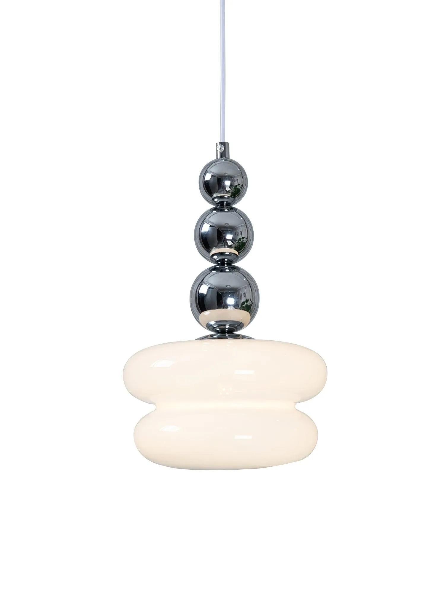 Contemporary Nordic Glass Ball Hoist Pendant Light For Living Room KL508